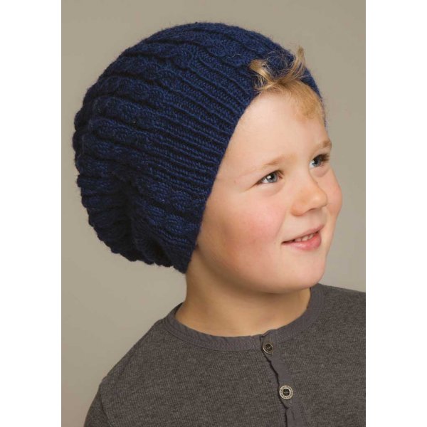 Patron tricot - Bonnet avec tresses (1212-10)