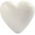 Coeurs en polystyrène - blanc - H8 cm - 5 pcs Coeurs en polystyrène - blanc - H8 cm - 5 pcs