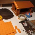 Image client Feuille de caoutchouc mousse 300 x 450 x 2 mm - orange