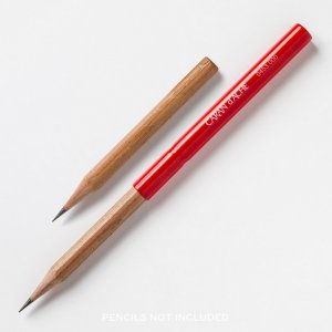 Porte-stylo Caran d'Ache Gommes - Rouge Porte-stylo Caran d'Ache Gommes - Rouge