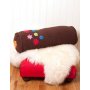Patron au crochet - Coussin au crochet en fil double