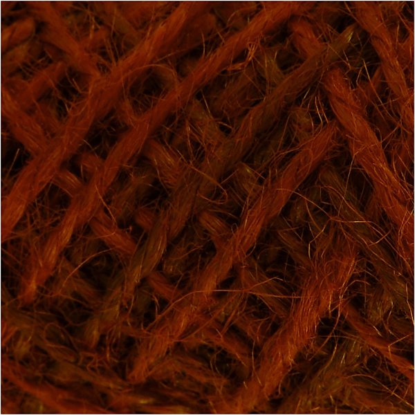 Chanvre naturel - rouge - 30 m