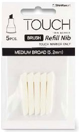 Touch Brush Marker Tip 5pcs - Moyen Large Touch Brush Marker Tip 5pcs - Moyen Large