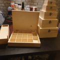 Image client Coffret en bois 19 x 19 x 10 cm - non traité 5 pièces