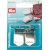 Clip de suspension 35 mm en acier tremp couleur argent. 2 pices