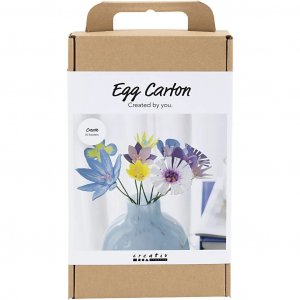 Kit DIY - Fleurs en carton d'?ufs Kit DIY - Fleurs en carton d'?ufs