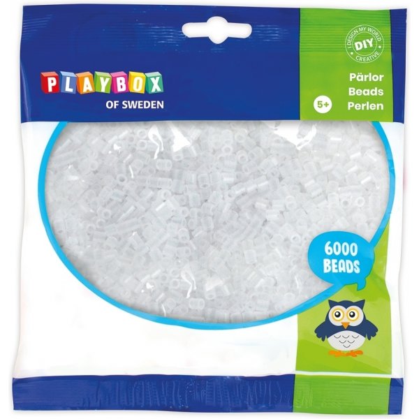 Perles tube Transparentes - 6000 pcs Perles tube Transparentes - 6000 pcs