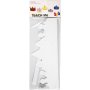 Couronnes en carton - blanches - 5 pcs