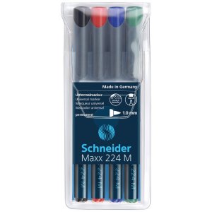 Maxx 224 M (1,0 mm) Permanent - paquet de 4 Maxx 224 M (1,0 mm) Permanent - paquet de 4