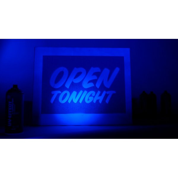 Peinture en arosol Montana Effet UV transparent - 400ml