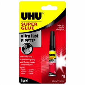 Superglue avec Pip UHU - 3g Superglue avec Pip UHU - 3g