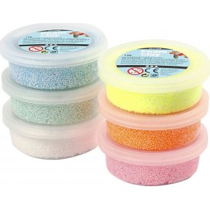 Foam Clay® - couleurs pastel - paillettes - 6 x 14 g Foam Clay® - couleurs pastel - paillettes - 6 x 14 g