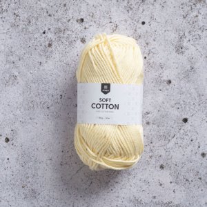 Coton Doux 50g - Jaune clair pastel Coton Doux 50g - Jaune clair pastel