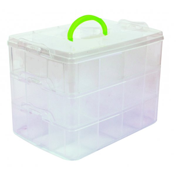 Bote de rangement 3 niveaux 36 compartiments