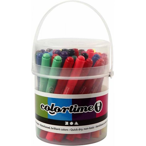 Crayons Colortime - couleurs mlanges - 5 mm - 42 pcs