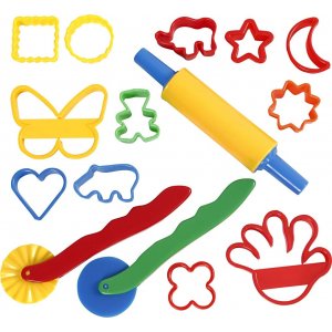 Formes et outils - couleurs mélangées - 15 pcs Formes et outils - couleurs mélangées - 15 pcs