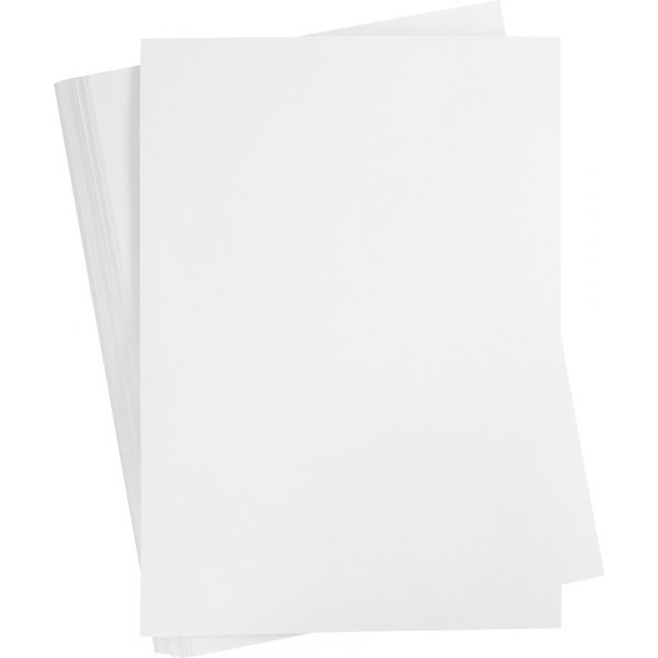 Carton color - blanc - A2 - 180 g - 100 feuilles