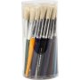 Pinceaux pour enfants - ronds - 30 pcs