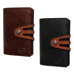 Portefeuille pour homme en cuir de vachette