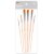 Set de pinceaux ronds et plats - 6 pcs Set de pinceaux ronds et plats - 6 pcs