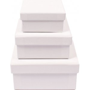 Boîte en papier, carrée, 10x10x4, 8x8x3,5, 9x8x3, 3 pièces Boîte en papier, carrée, 10x10x4, 8x8x3,5, 9x8x3, 3 pièces