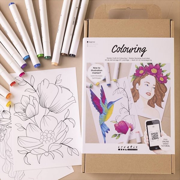 Commencez DIY Kit Coloriage - Stylo  dessin