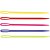 Aiguilles à tricoter - couleurs mélangées - 5 pcs Aiguilles à tricoter - couleurs mélangées - 5 pcs