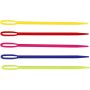 Aiguilles  tricoter - couleurs mlanges - 5 pcs