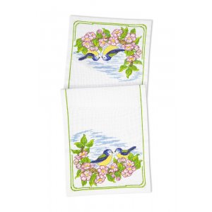 Kit de broderie Runner - Parmi les fleurs de pommier Kit de broderie Runner - Parmi les fleurs de pommier