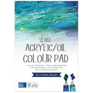 Bloc acrylique et huile A5 12 feuilles CSC® Bloc acrylique et huile A5 12 feuilles CSC®
