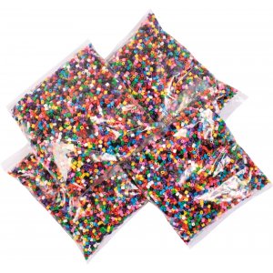 Perles tubulaires 28 000 pièces, mélange de 10 couleurs Perles tubulaires 28 000 pièces, mélange de 10 couleurs