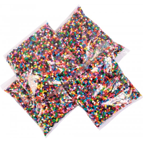 Perles tubulaires 28 000 pices, mlange de 10 couleurs
