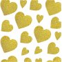 Autocollants paillets - dors - coeurs - 2 feuilles