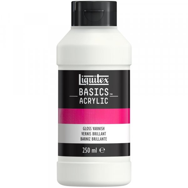 Mdium acrylique - Additifs Liquitex Basics - 250ml - Vernis Brillant Flacon