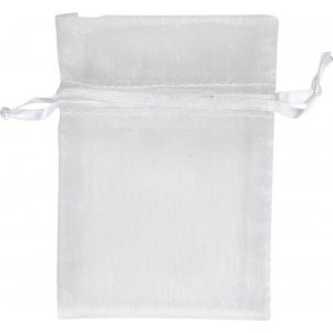 Sacs en organza - blanc - 10 pcs Sacs en organza - blanc - 10 pcs