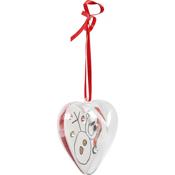 Coeur déco - transparent - 10 pcs Coeur déco - transparent - 10 pcs