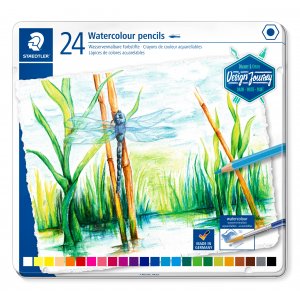 Crayons aquarelle dans une boîte - 24 crayons Crayons aquarelle dans une boîte - 24 crayons