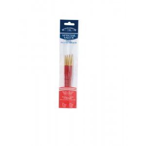 Pinceaux synthétiques W&N Golden Synthetic - paquet de 4 Pinceaux synthétiques W&N Golden Synthetic - paquet de 4