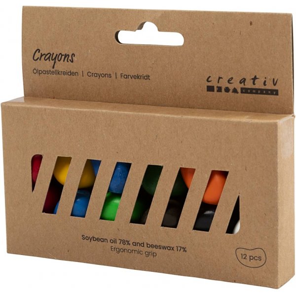 Crayons de couleur - couleurs mlanges - Haricots - 12 pcs