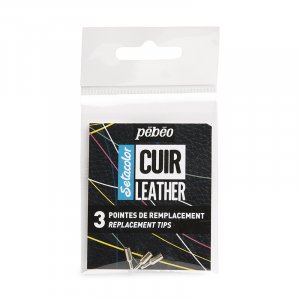 Couleur cuir - Pébéo - Pointe de rechange pour marqueur cuir 3-pack Couleur cuir - Pébéo - Pointe de rechange pour marqueur cuir 3-pack