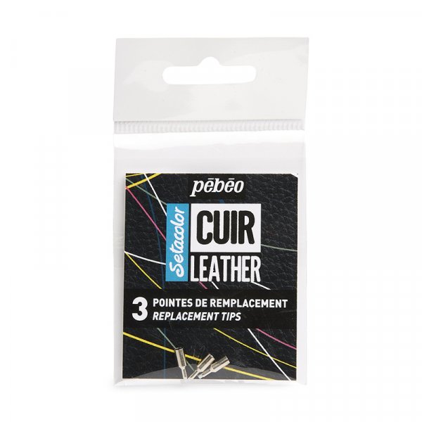 Couleur cuir - Pbo - Pointe de rechange pour marqueur cuir 3-pack