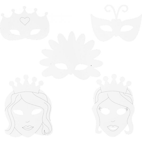 Masques TeaCH Me Adventure - blanc - 16 pcs