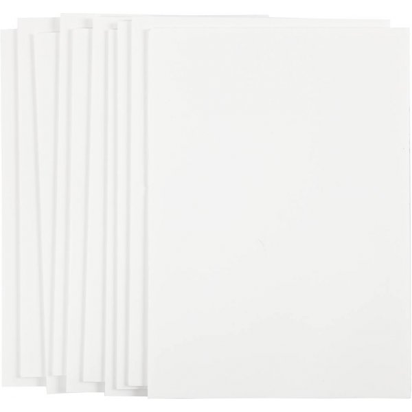 Carton mousse - blanc - A4 - 10 feuilles