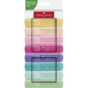 Set surligneurs - Faber-Castell - TL 46 - Pastel 8 stylos Set surligneurs - Faber-Castell - TL 46 - Pastel 8 stylos