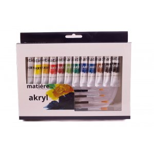Coffret d'introduction Acrylique - 17 pièces Coffret d'introduction Acrylique - 17 pièces