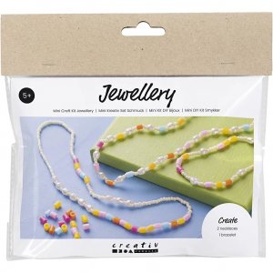 Mini kit DIY - Collier et bracelet de perles Mini kit DIY - Collier et bracelet de perles