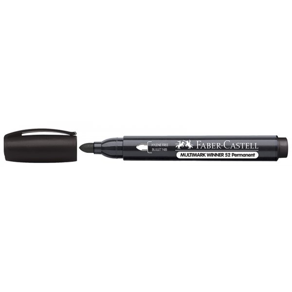 Stylo marqueur - Faber-Castell - Multimark Winner 52 - Rond 2,8mm - Noir