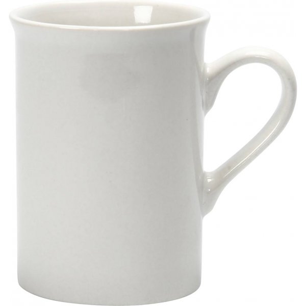 Mugs - blanc - H10 cm - 7,4 cm - 2 pcs