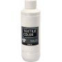 Peinture textile textile solide - blanche - couvrante - 250 ml