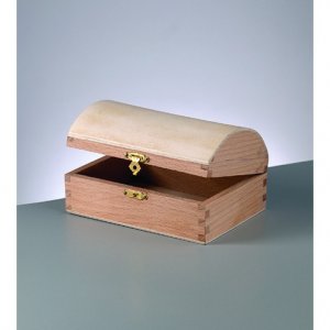 Coffret en bois - pin non traité, avec serrure Coffret en bois - pin non traité, avec serrure
